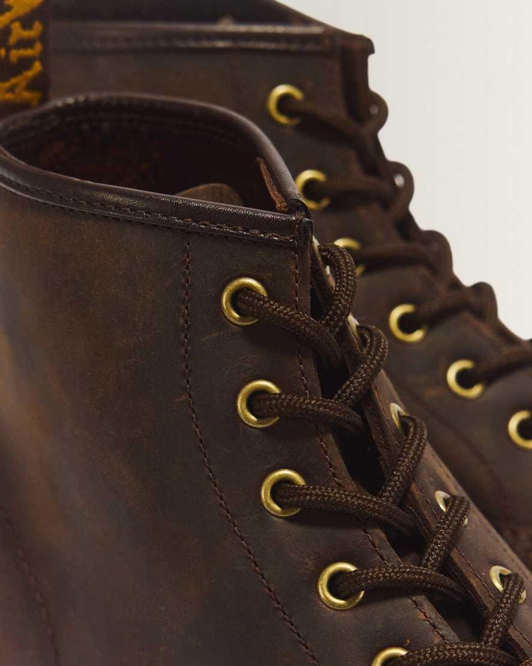 Dr. Martens Dr. Martens 101 Crazy Horse Leather Boots Dark Brown for men