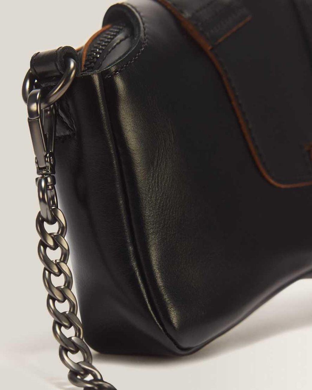 Dr. Martens Black 1460 Leather Baguette Shoulder Bag