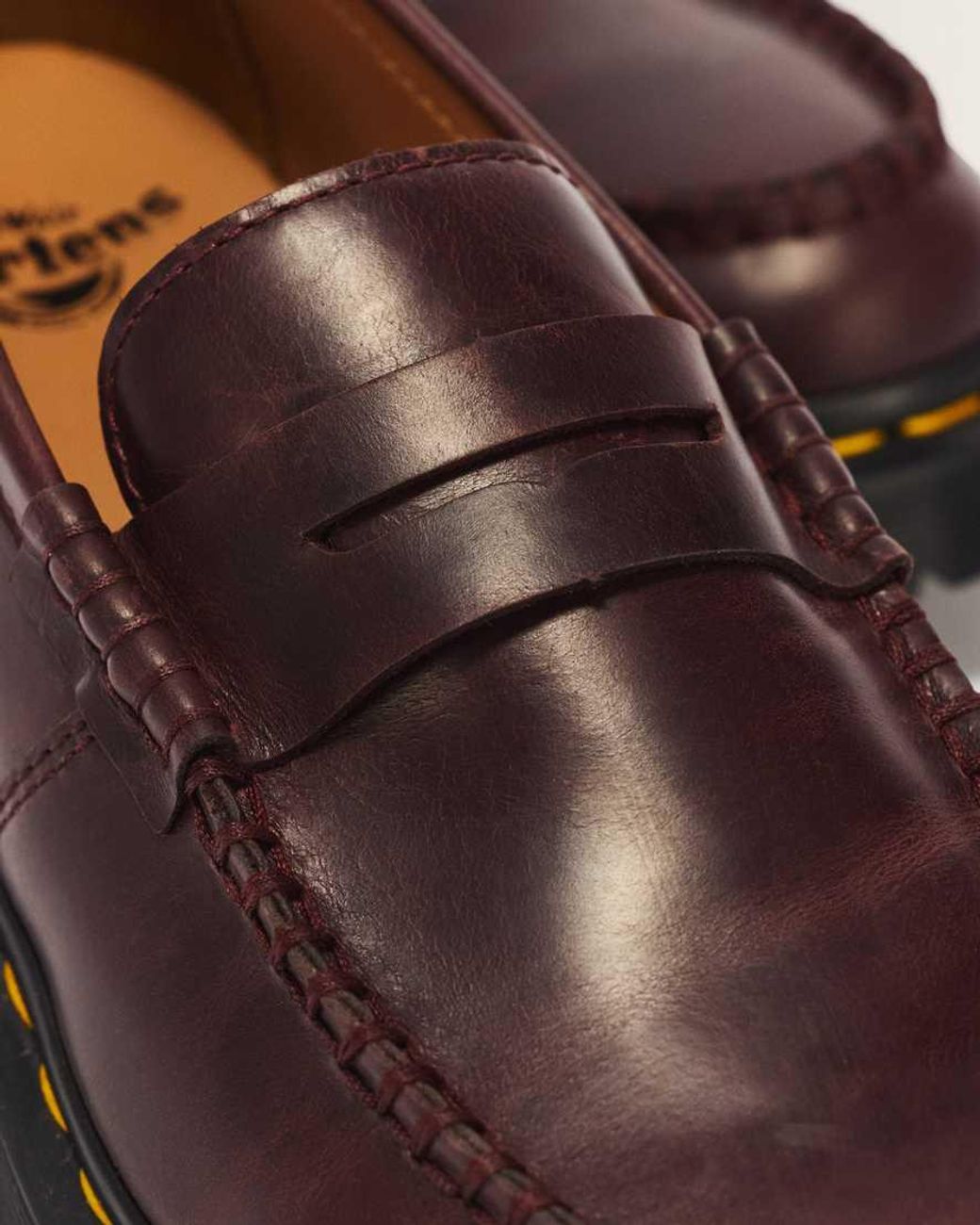 Dr. Martens Brown Penton Ben Mayhem Leather Loafers for men