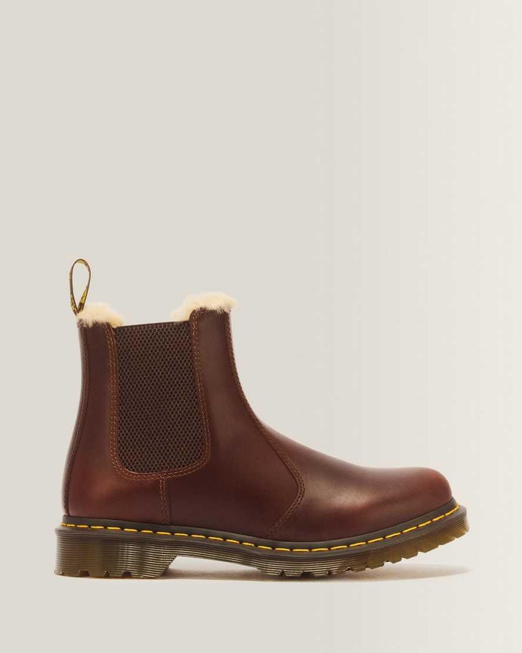 Dr. Martens Brown Butterscotch 2976 Leonore Burnished Wyoming Boots