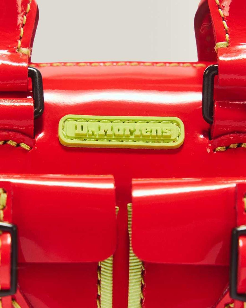 Dr. Martens Red Mini Top Handle Powerpuff Bag