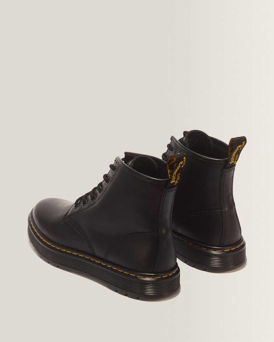 Dr. Martens Black Brookline Chukka Leather Casual Boots