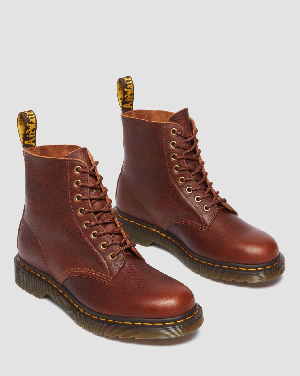 Botas 1460 pascal de piel ambassador Dr. Martens de hombre de color Brown