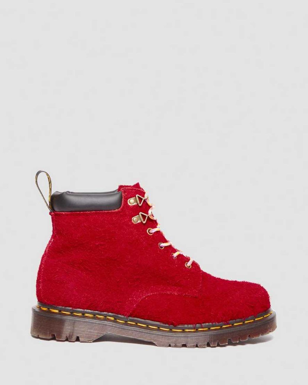 Dr. Martens 939 Ben Suede Padded Collar Lace Up Boots in Red for Men Lyst UK