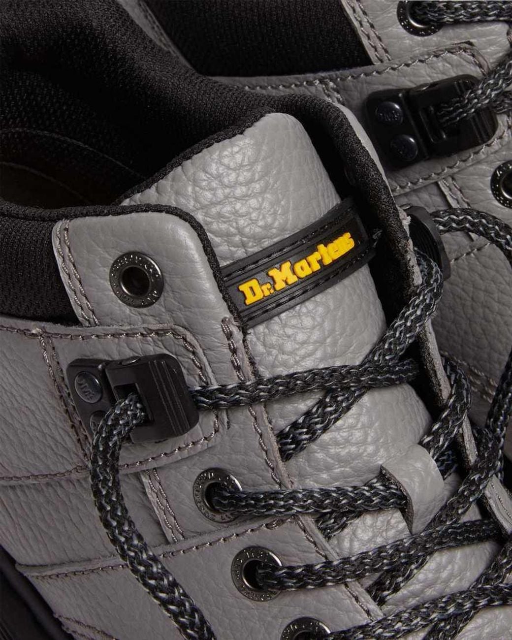 Dr. Martens Black Woodard Leather Lace Up Ankle Boots for men