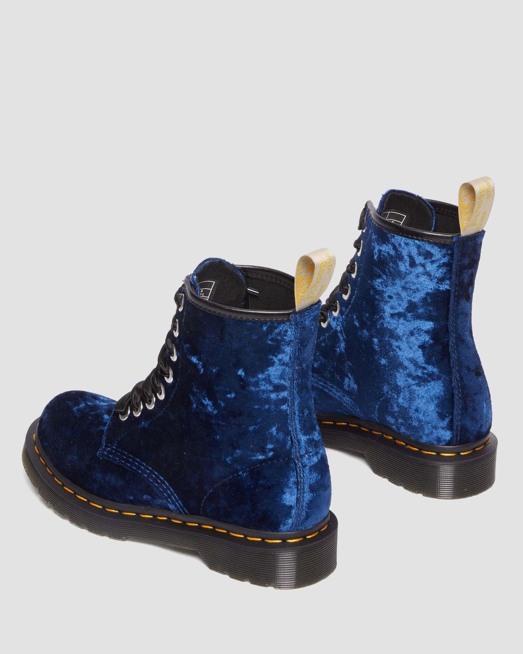 Velvet doc top martens blue