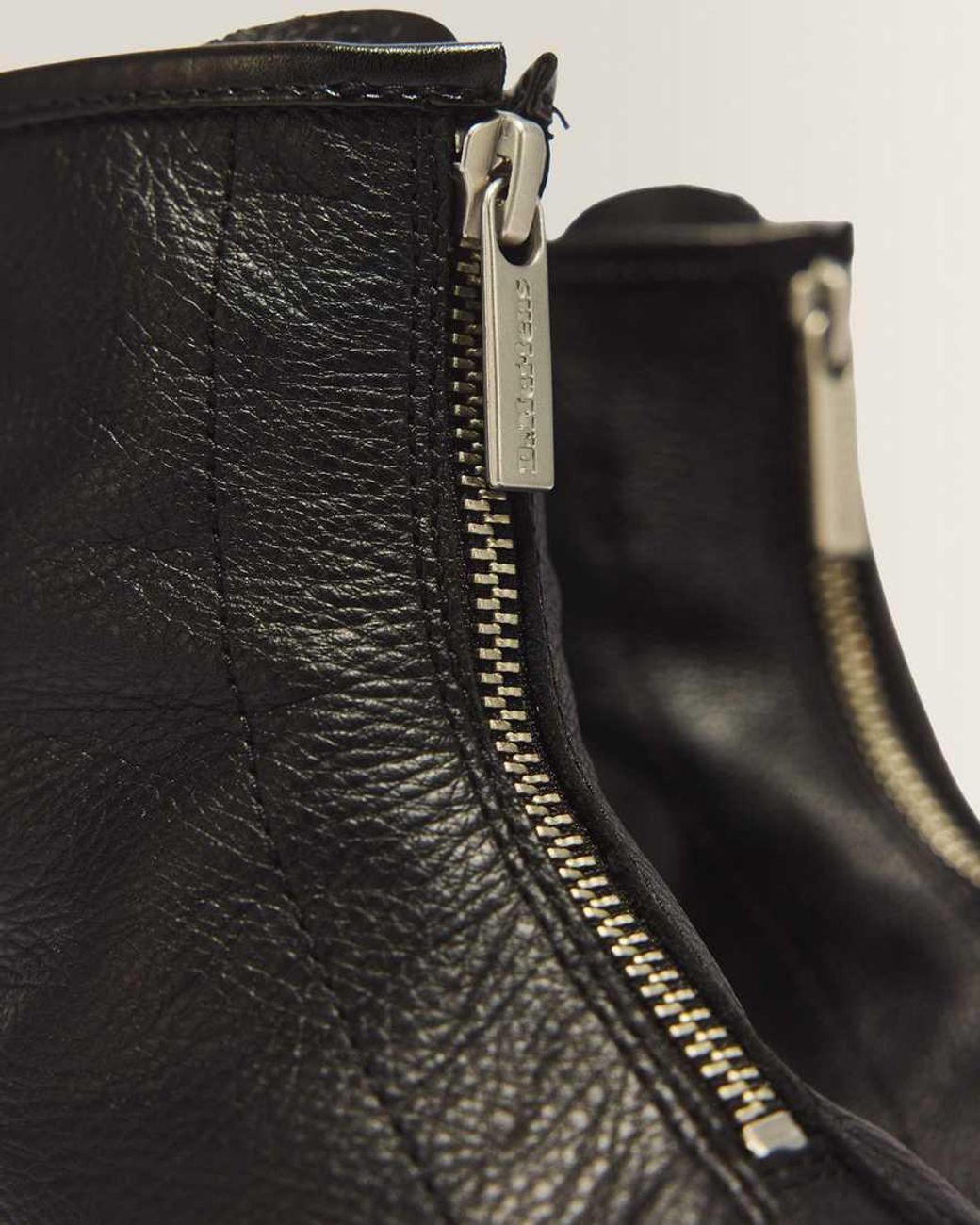 Dr. Martens Black 1460 Soft Leather Zip Up Boots