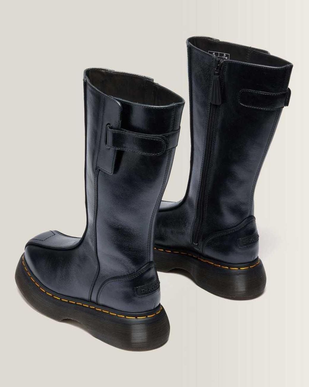 Dr. Martens Black Buzz Hi Eclipse Leder Stiefel