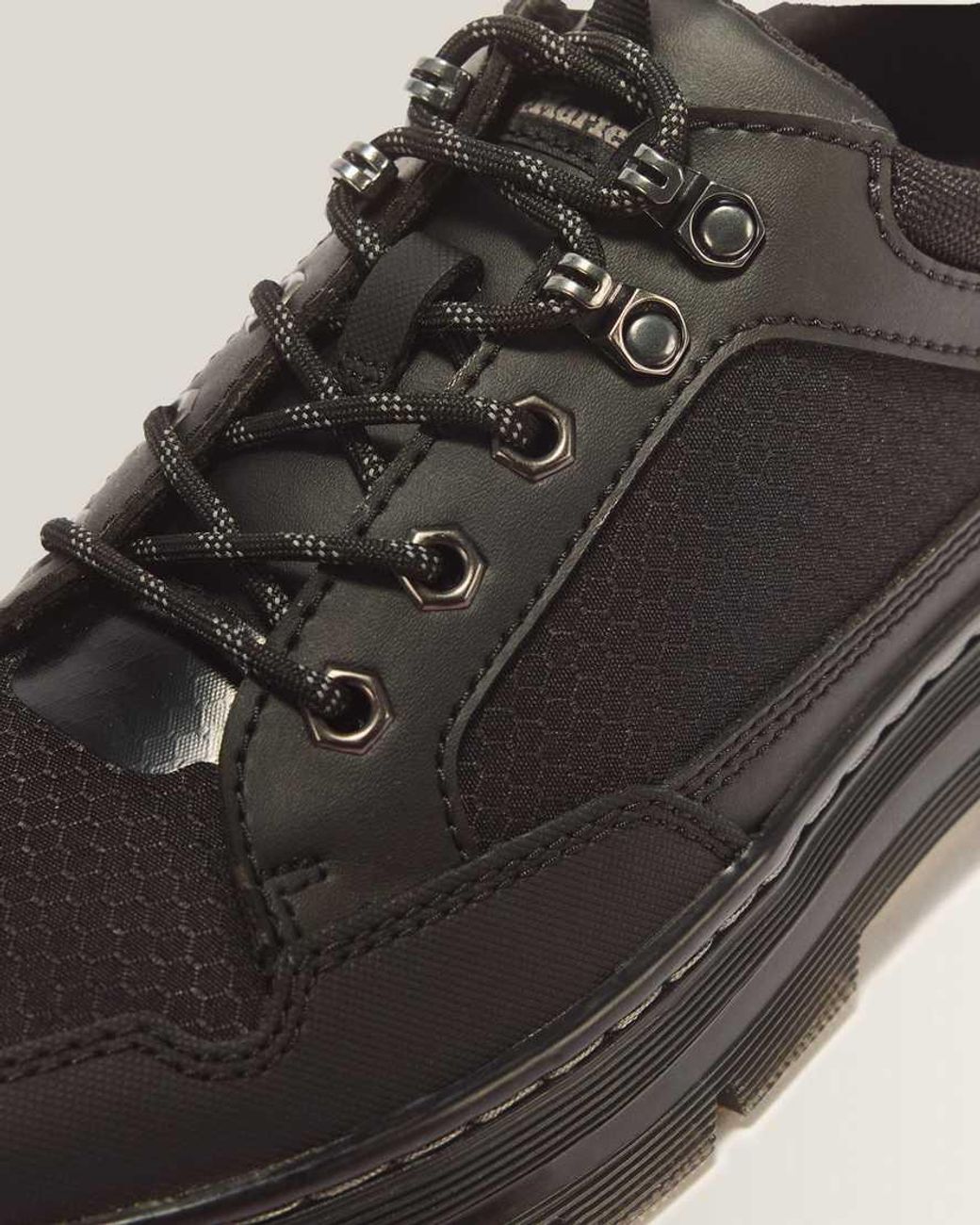 Dr. Martens Black Reeder Mk.02 Canvas & Leather Utility Shoes