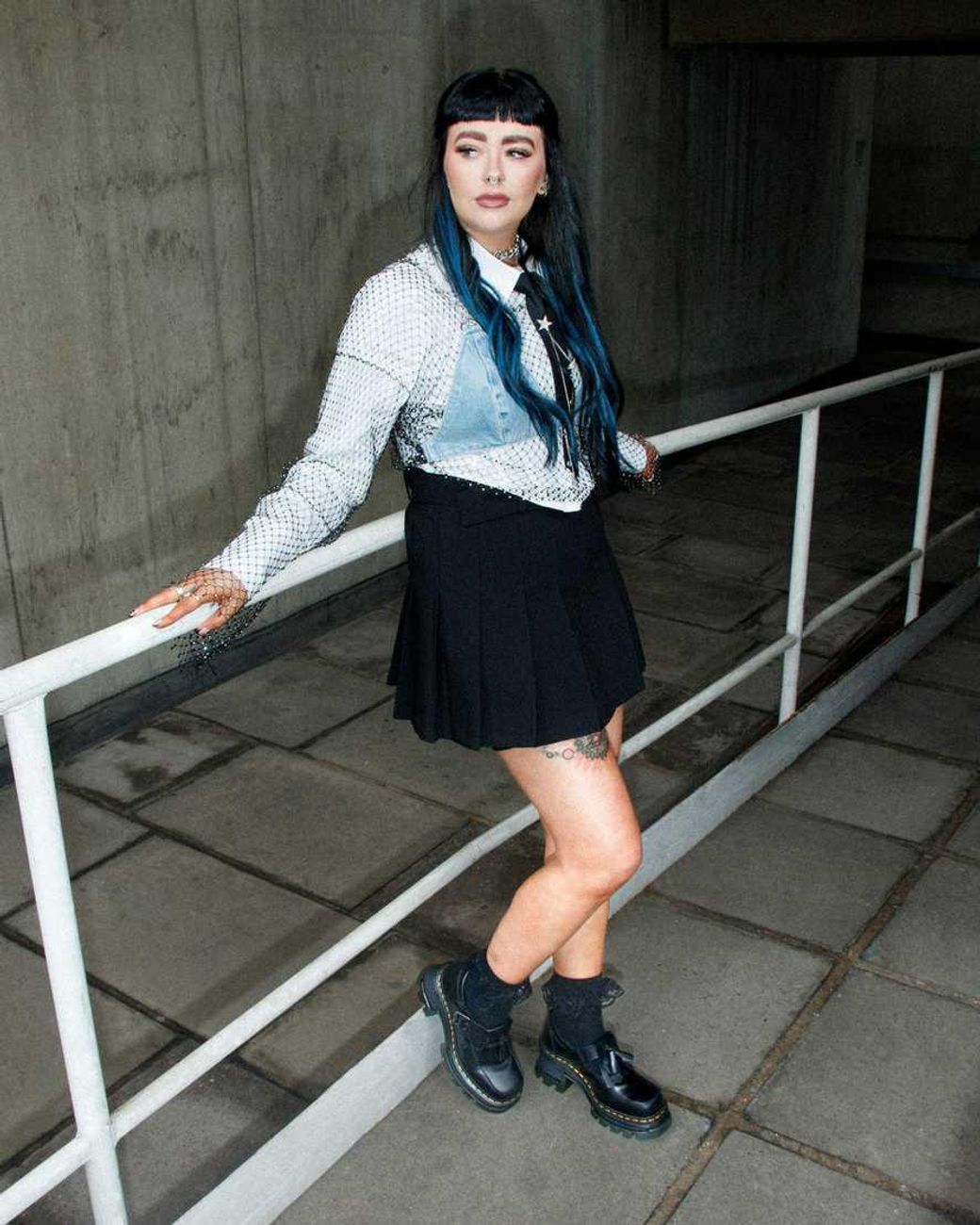 Dr. Martens Corran Atlas Leather Mary Jane Heeled Shoes in Black