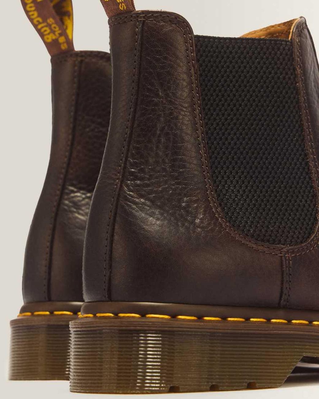 Dr. Martens Brown 2976 Ambassador Leather Chelsea Boots for men