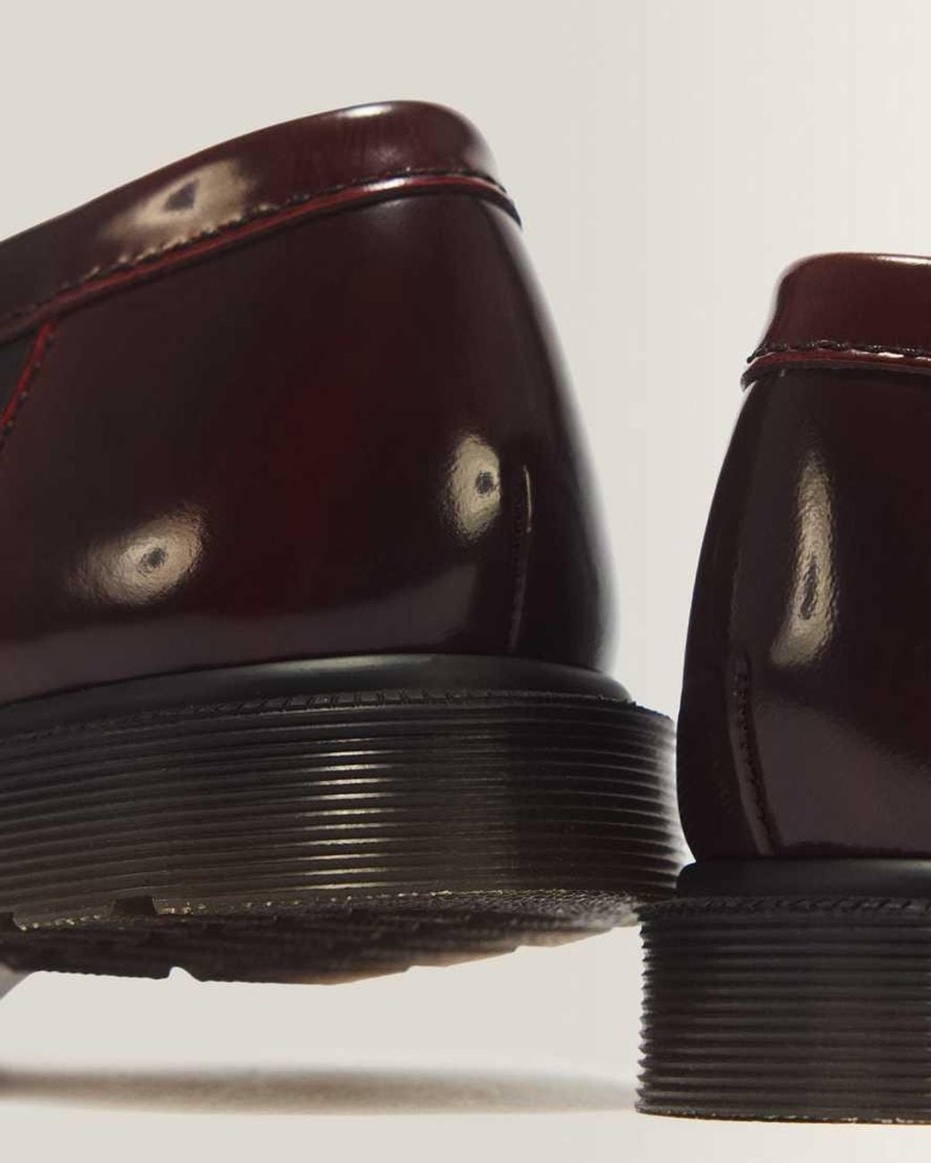 Dr. Martens Black Mayfare Rub Off Leather Loafers for men