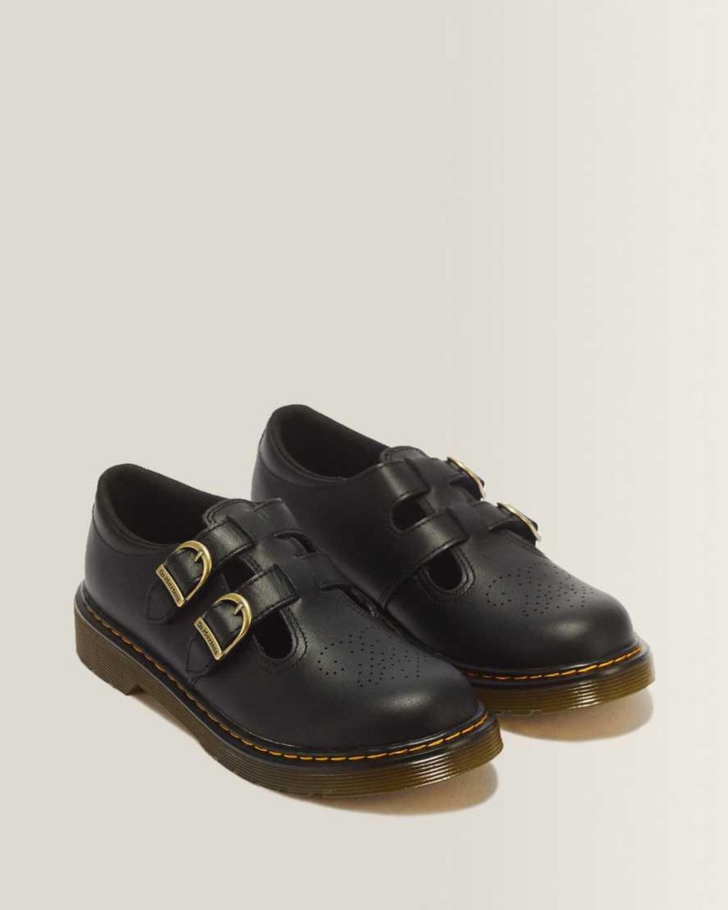 Dr. Martens Black Youth 8065 Mary Jane Shoes for men