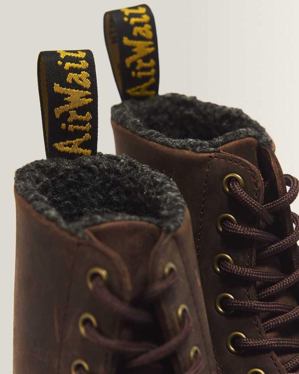 Dr. Martens Brown 1460 Pascal Wl 8 Eye Crazy Horse Leather Boots
