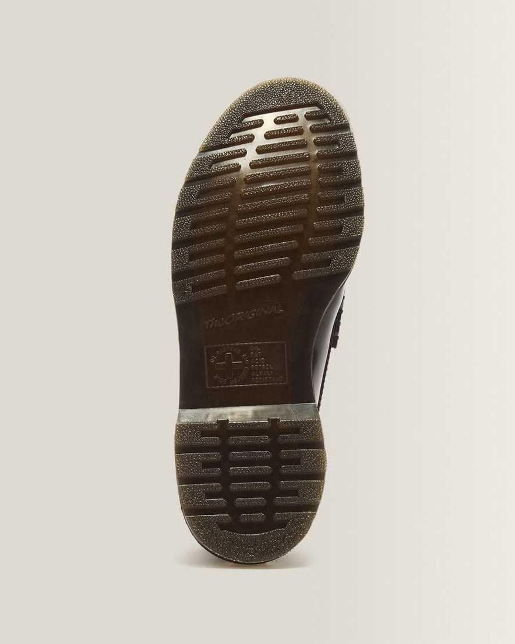 Dr. Martens Black Mayfare Rub Off Leather Loafers for men