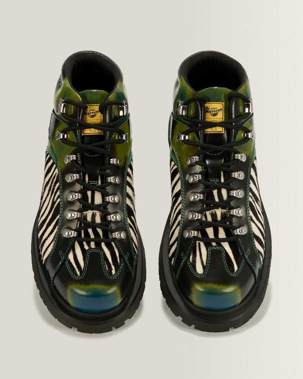 Dr. Martens Green Wayborne Brain Dead Leather Boots for men