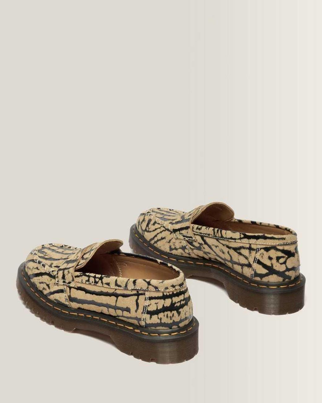 Dr. Martens Brown Delapre Suede Loafers for men