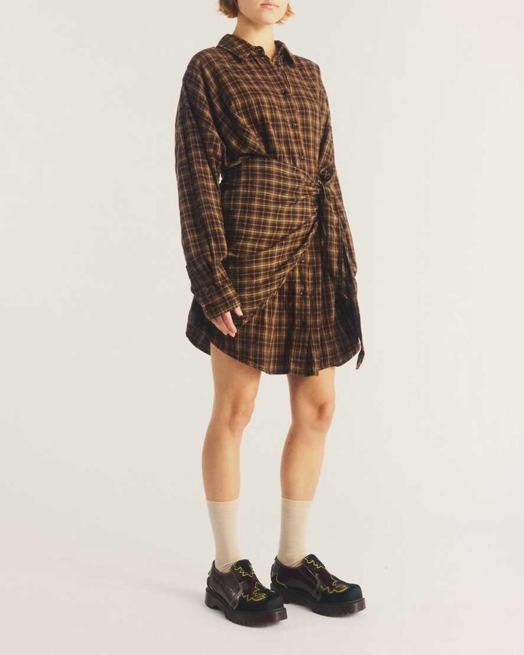 Dr. Martens Black Rejena Croc Emboss & Hair On Leather Loafers