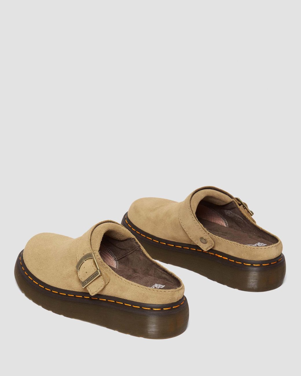 Dr Martens★LAKETEN MULES★兼用★BRONX SUEDE PLATFORM Laketen Bronx Suede Platform Mules in Tan | Dr. Martens