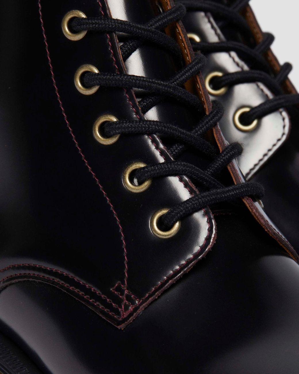 Cuero botas emmeline de piel arcadia de Dr. Martens de color Negro Lyst