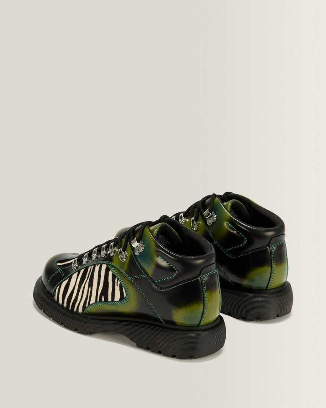 Dr. Martens Green Wayborne Brain Dead Leather Boots for men