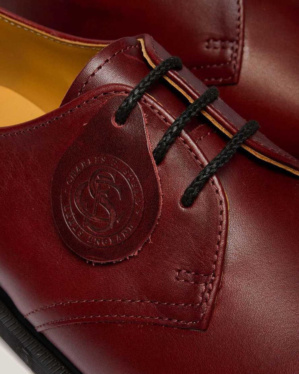 Dr. Martens Red 1461 Classic Calf Leather Shoes for men