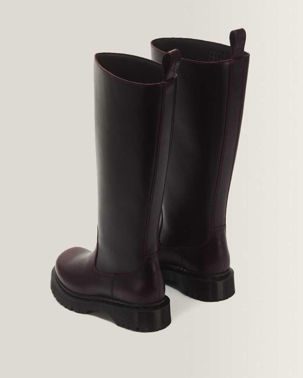 Dr. Martens Black Rejena Hi Explorer Wp Leather Tall Boots