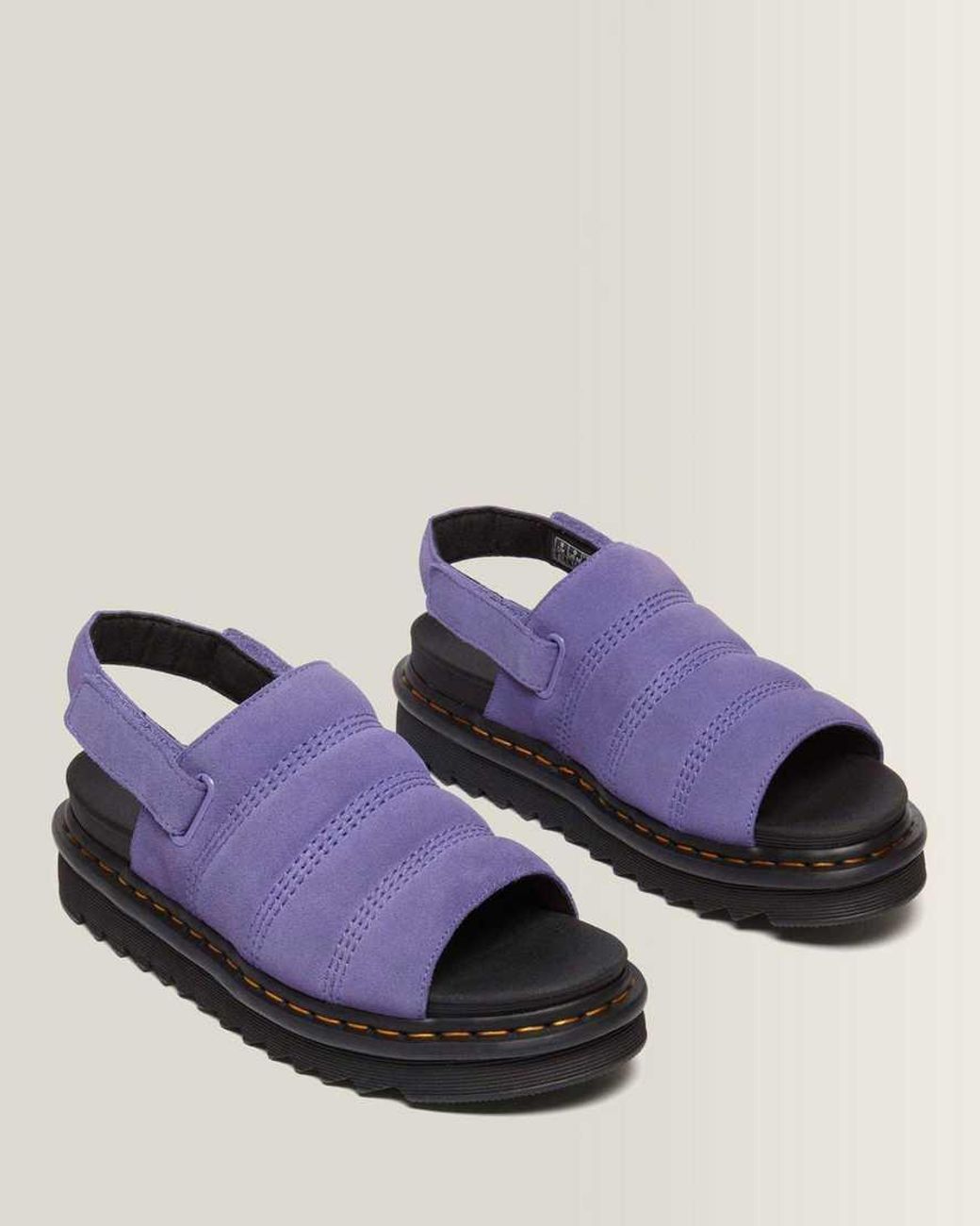 Dr. Martens Purple Kole Suede Sandals