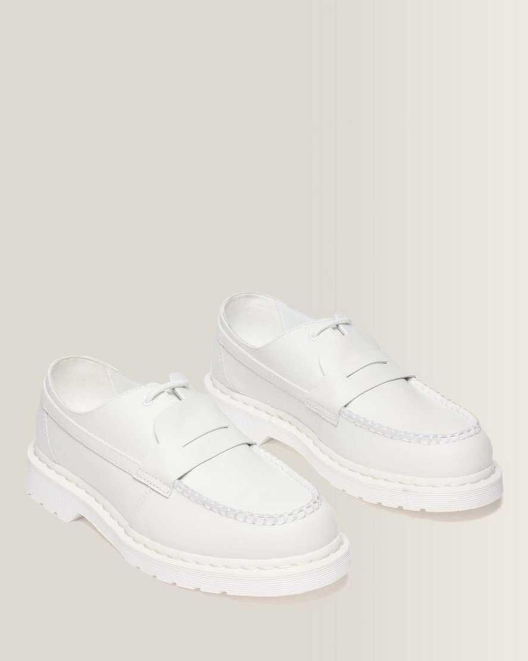 Dr. Martens White 1461 Penton Mm6 Leather Shoes for men