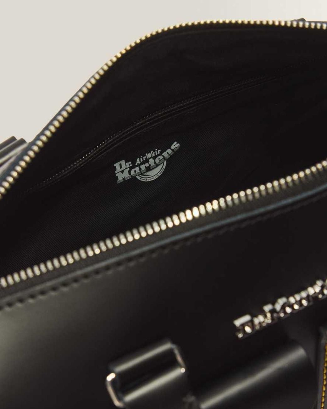 Dr. Martens Black Kiev Leather Top Handle Bag