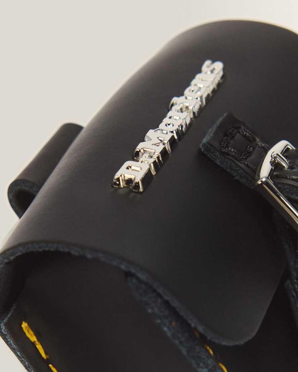 Dr. Martens White Leather Pouch Keyring