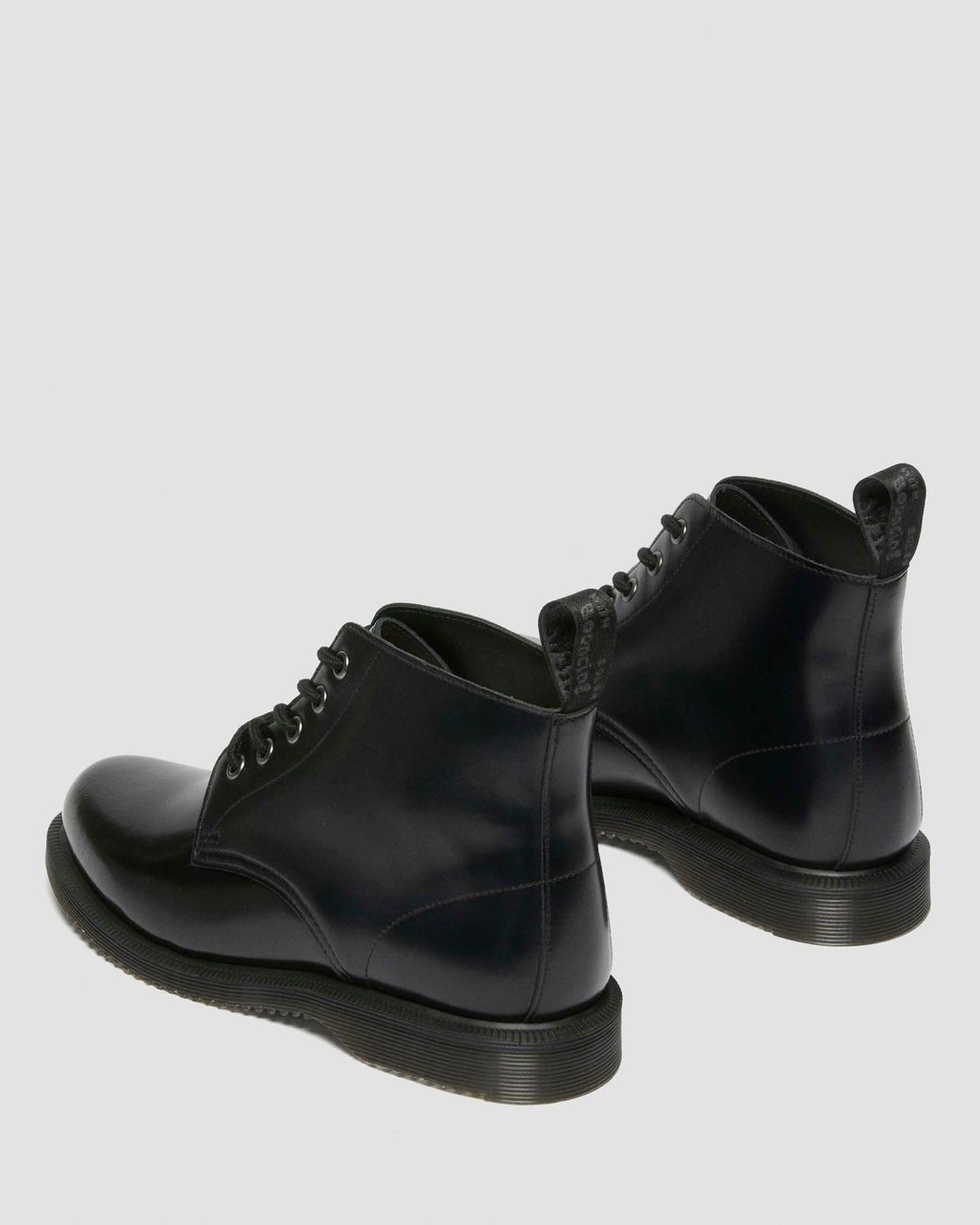 Dr. Martens Emmeline Smooth Lace Up Boots in Black Lyst