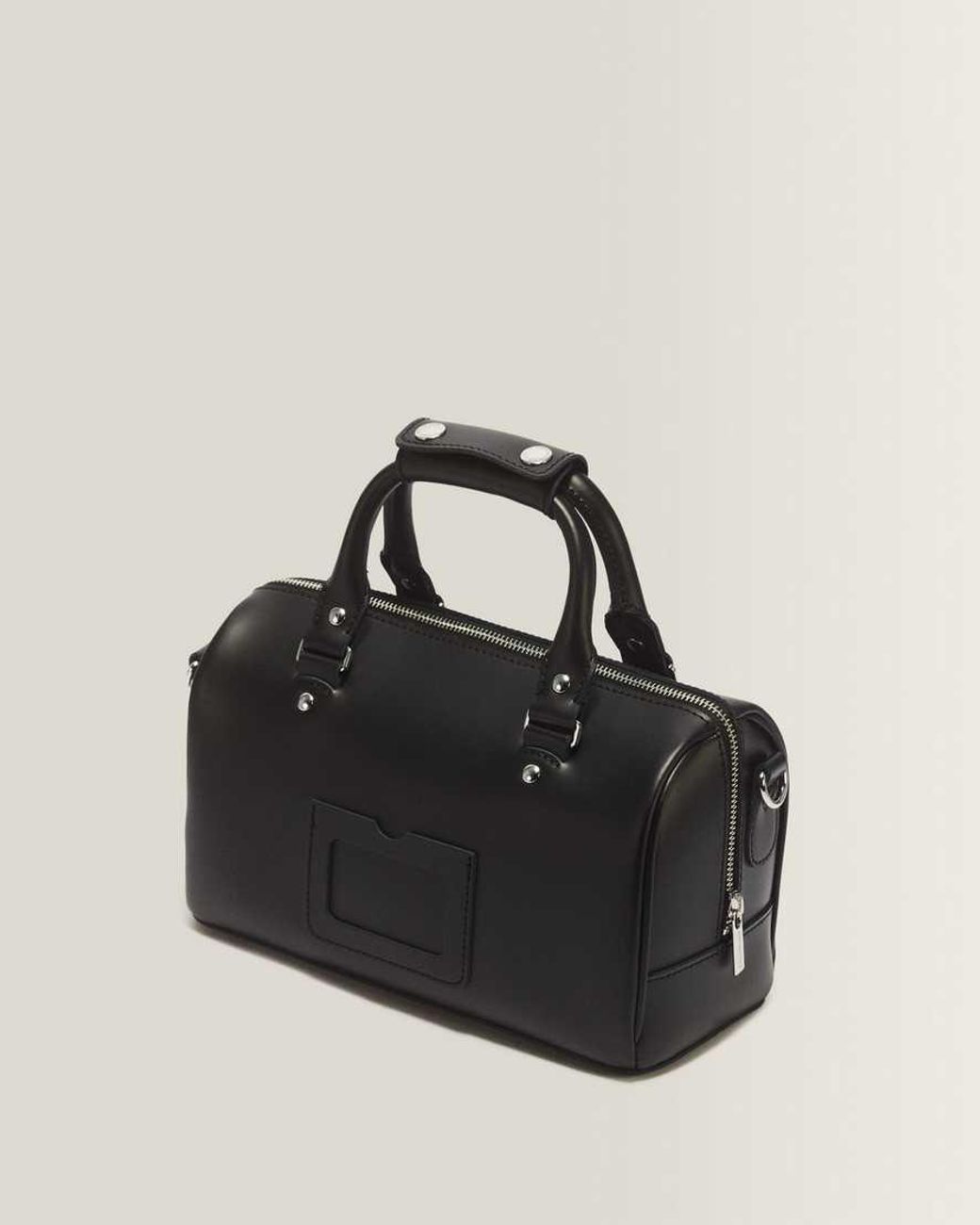 Dr. Martens Black Kiev Leather Top Handle Bag