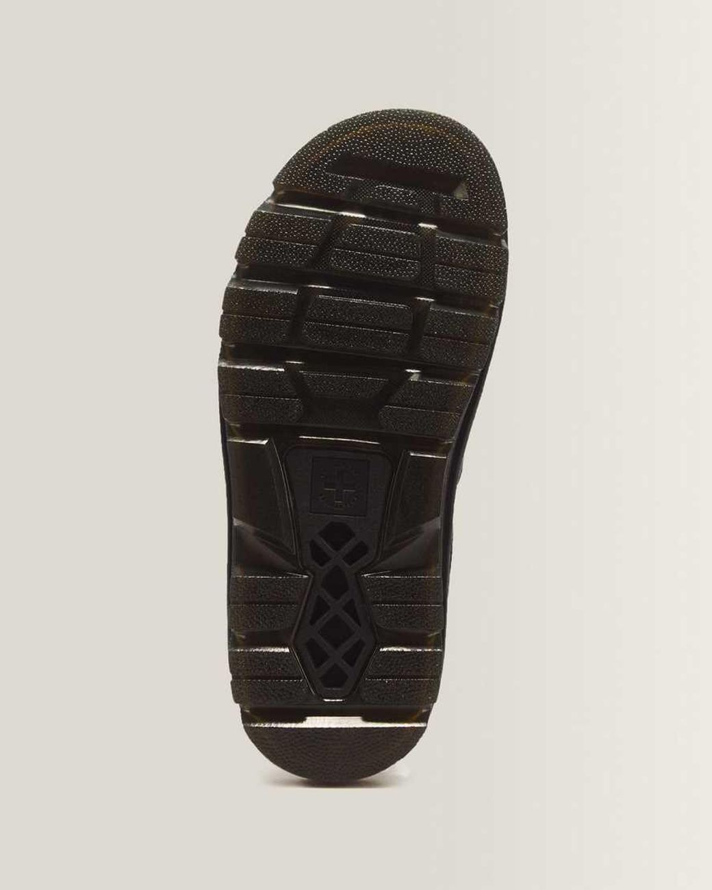 Dr. Martens Black Zebzag Quilted Canvas Platform Mules for men