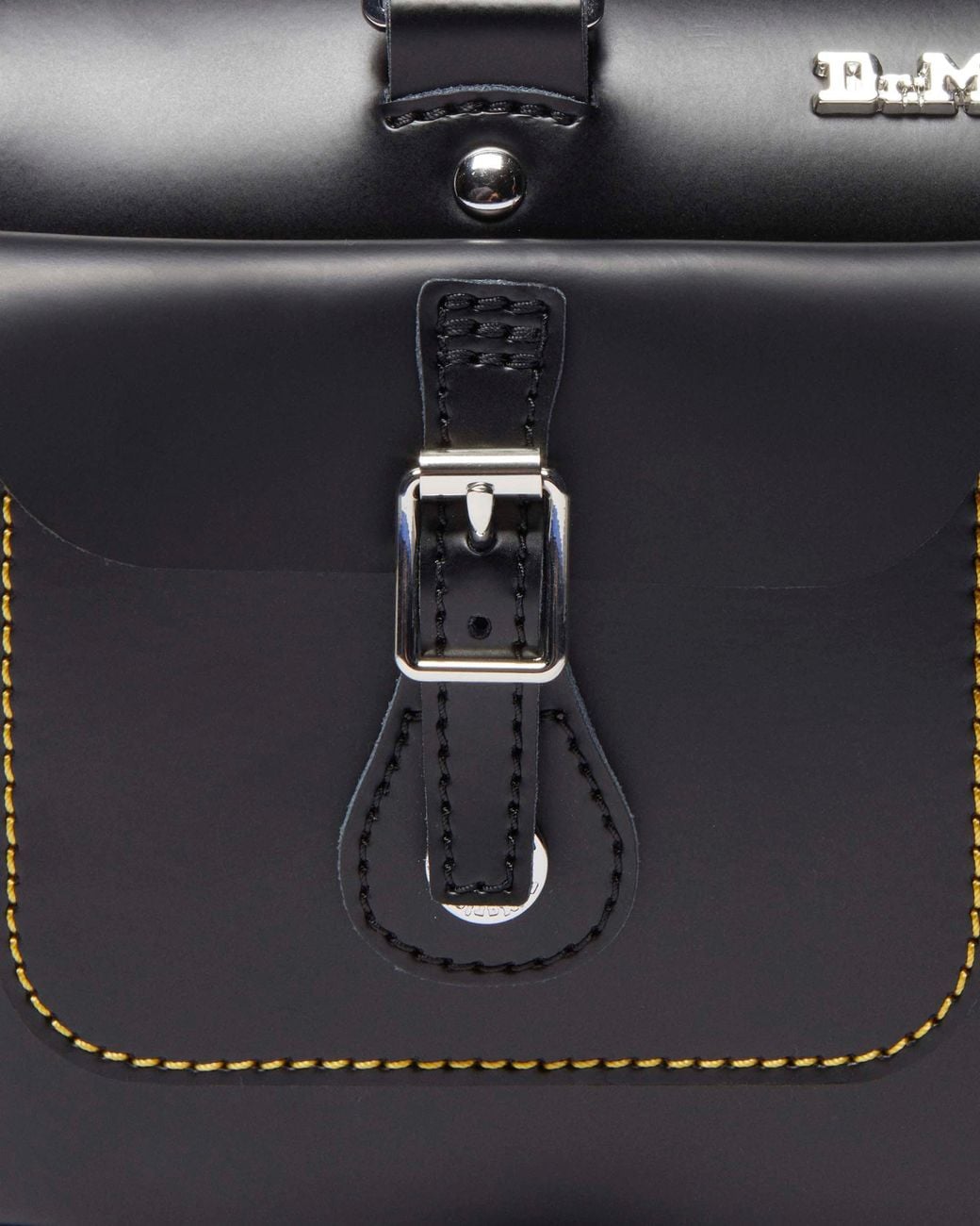 Dr. Martens Kiev Leather Top Handle Bag in Black | Lyst