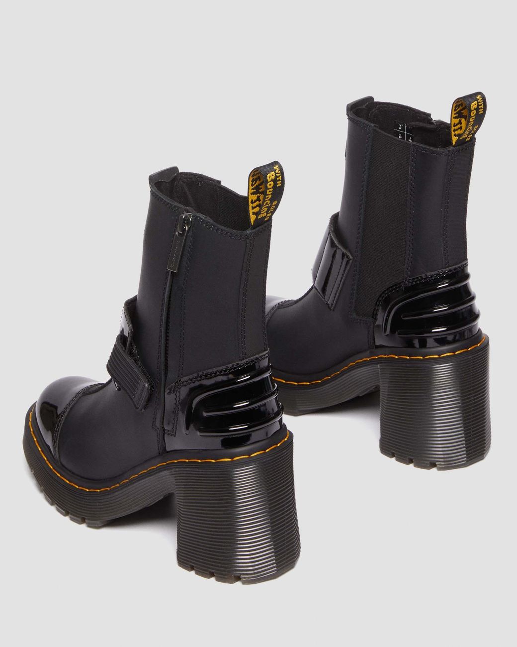 Dr. Martens Gaya Alternative Leather Heeled Chelsea Boots in