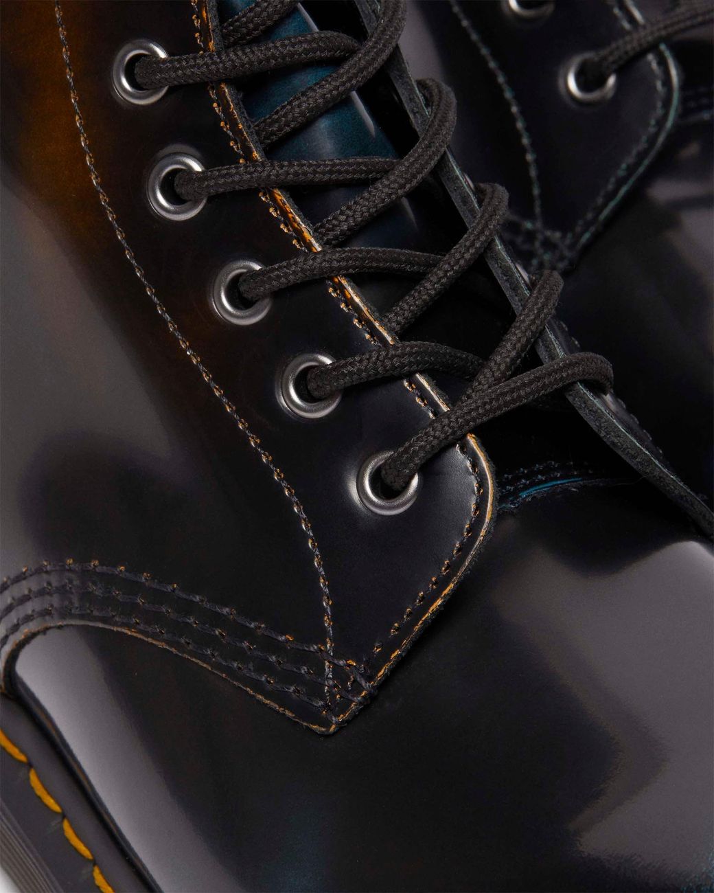Dr. Martens 1460 Brush Off Leather Lace Up Boots in Black
