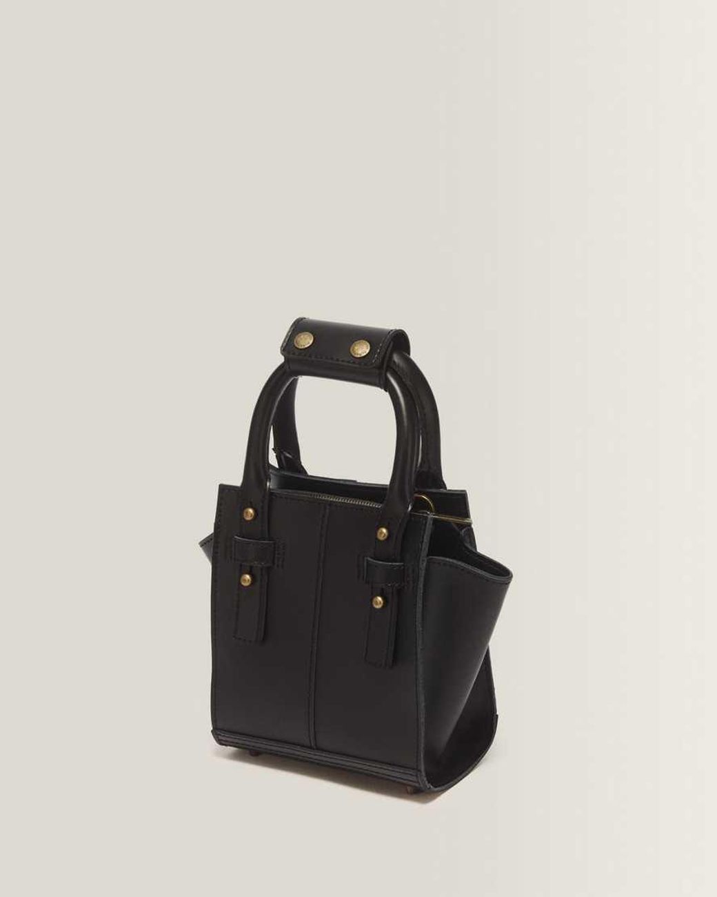 Dr. Martens Natural Xsmall Snake Print Leather Tote Bag
