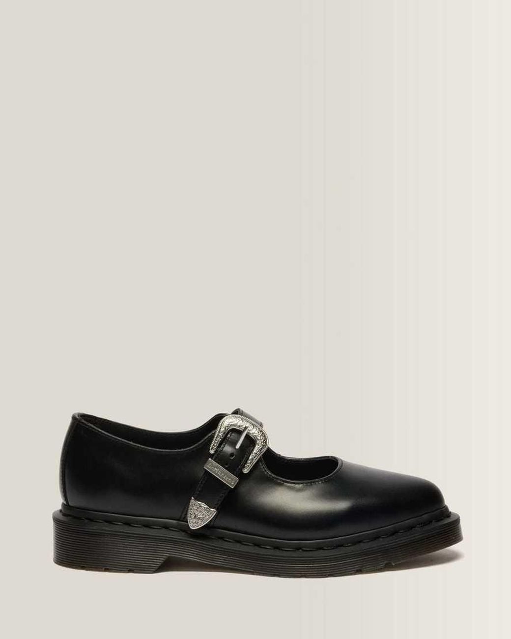 Dr. Martens Black Elphie Mary Jane Atlas Leather Shoes