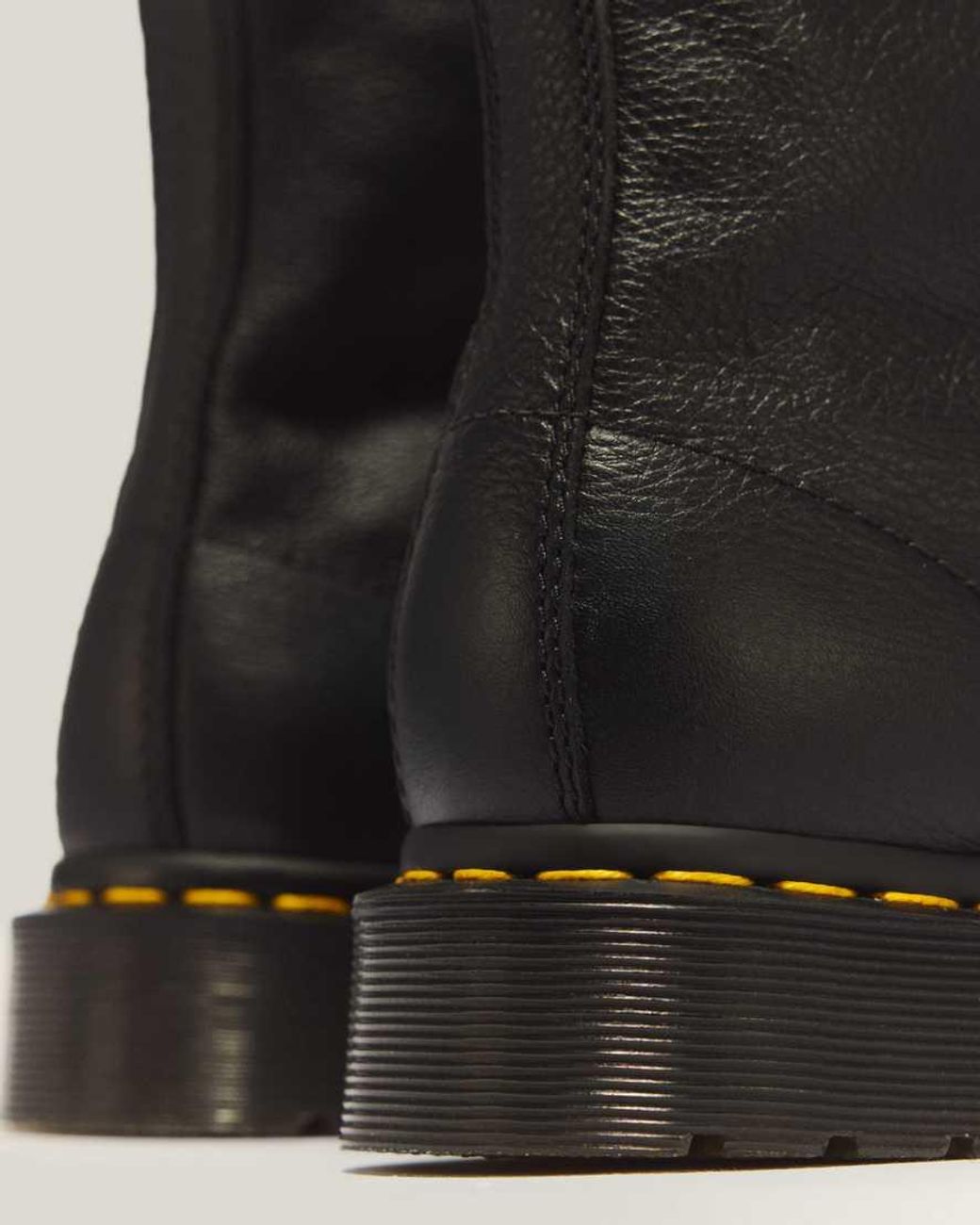 Dr. Martens Black 1460 Soft Leather Zip Up Boots