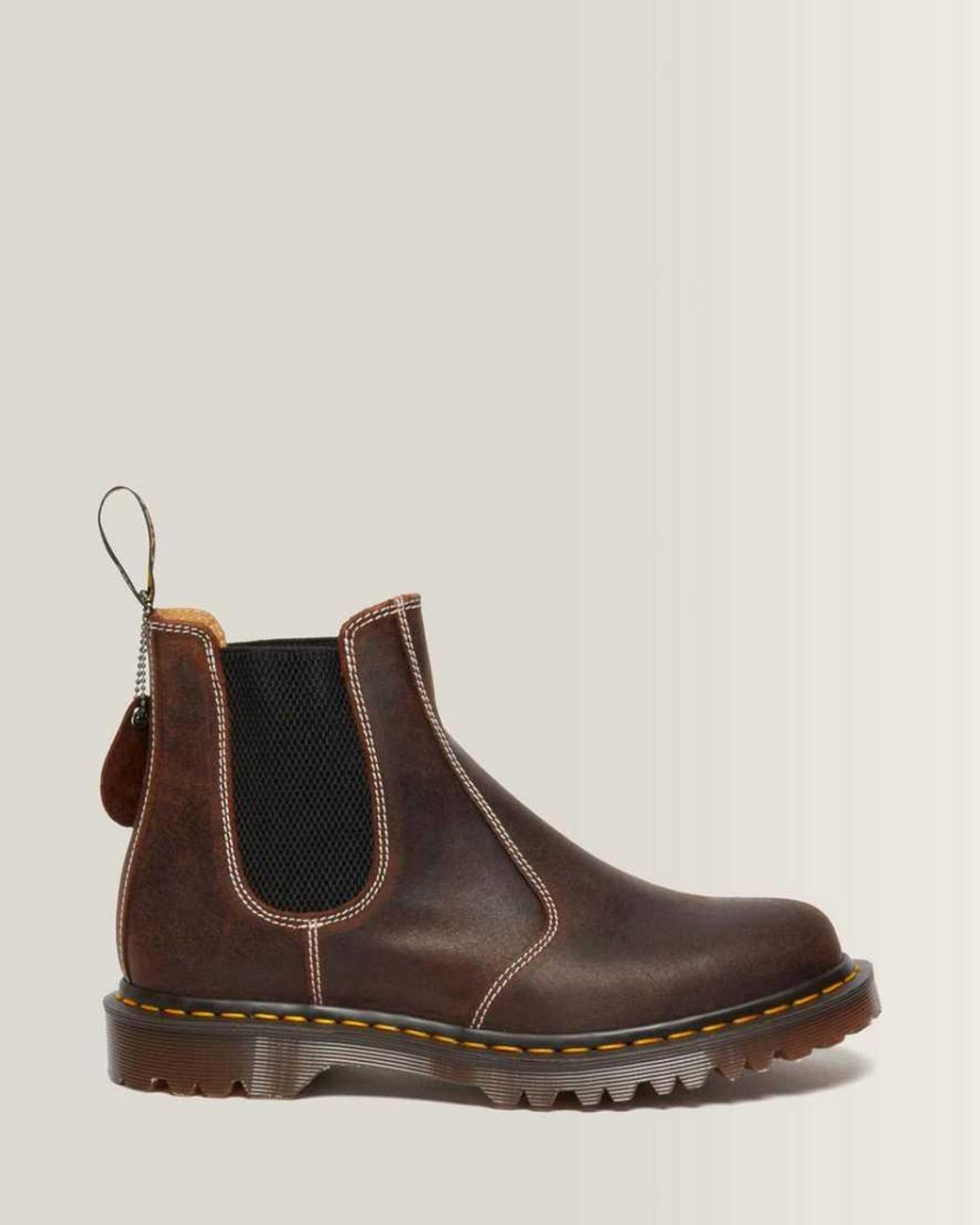 Dr. Martens 2976 Wax Commander Leather Chelsea Boots in Brown for