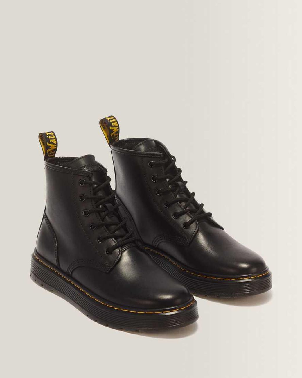 Dr. Martens Black Brookline Chukka Leather Casual Boots