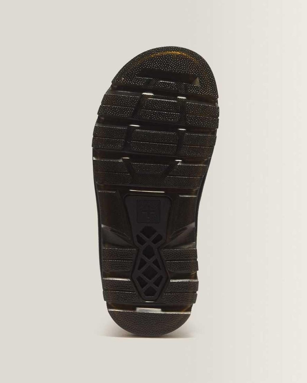 Dr. Martens Brown Zebzag Laceless Slip On Leather Boots for men