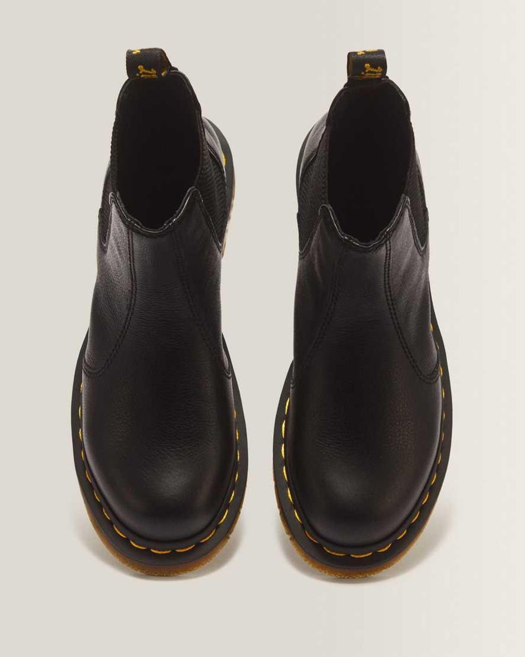 Dr. Martens Black 2976 Virginia Leather Chelsea Boots