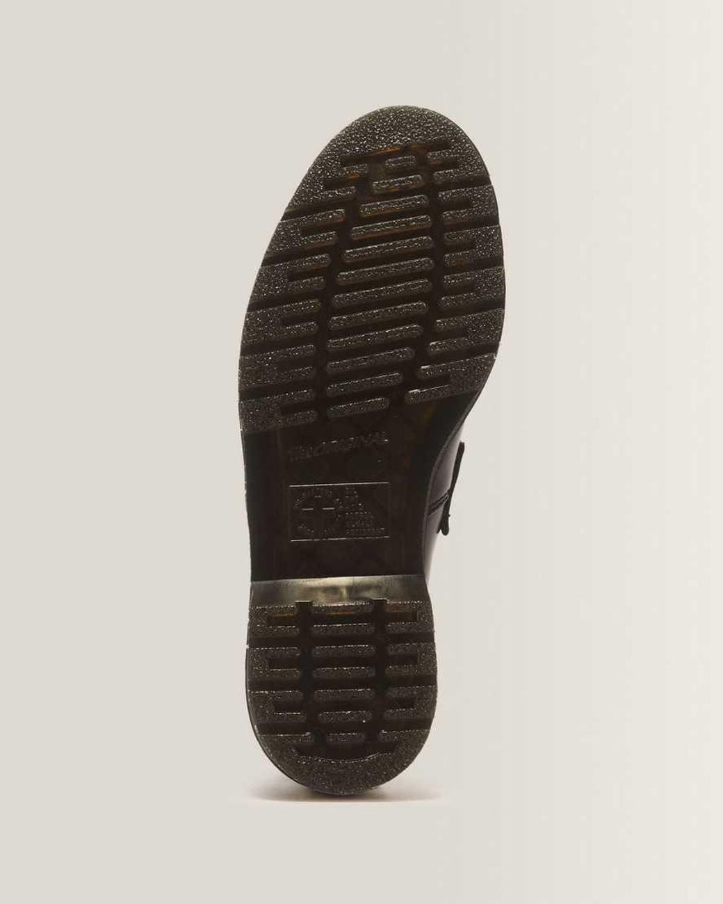 Dr. Martens Black Adrian Tassel Arcadia Rub Off Leather Loafers for men