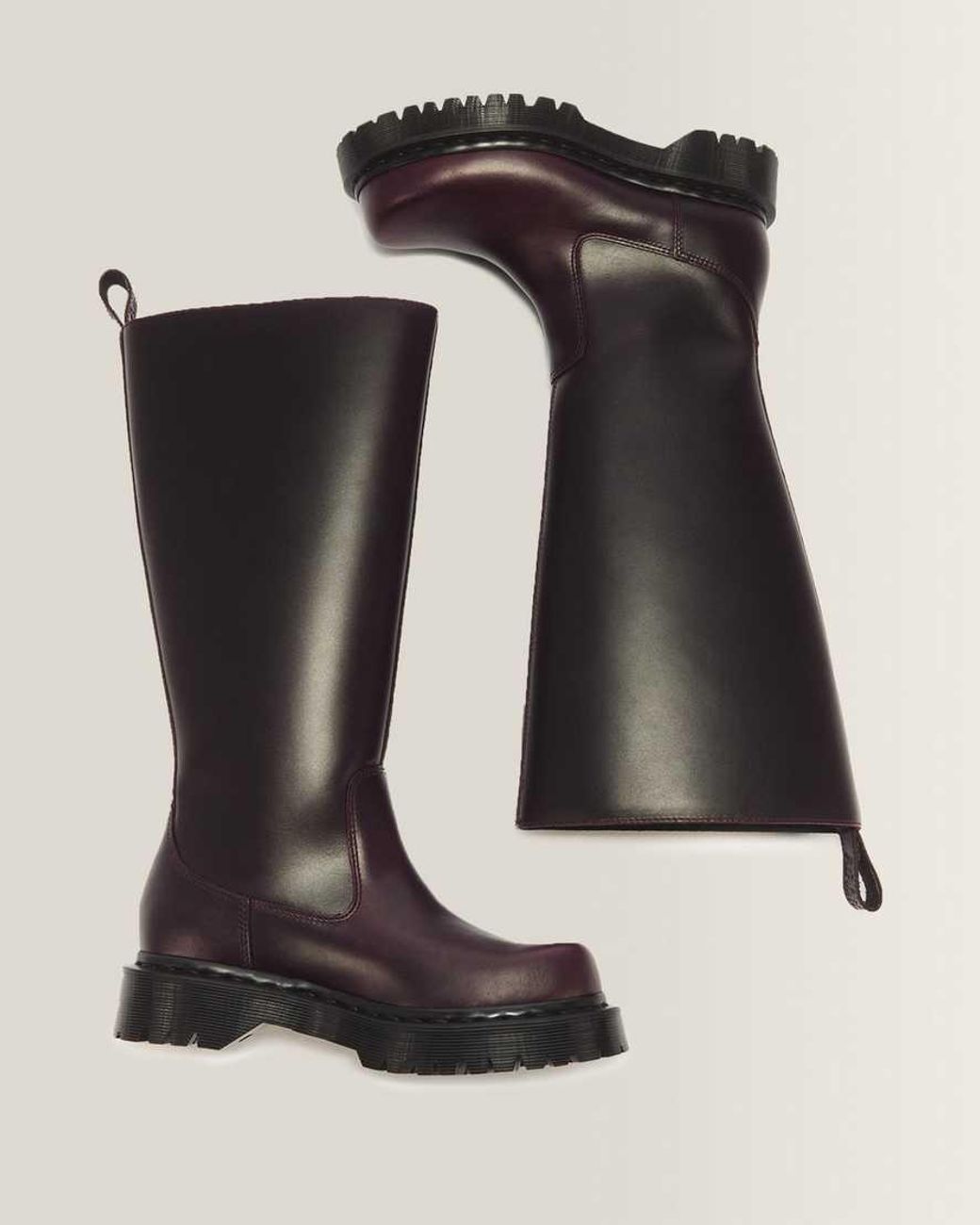 Dr. Martens Black Rejena Hi Explorer Wp Leather Tall Boots