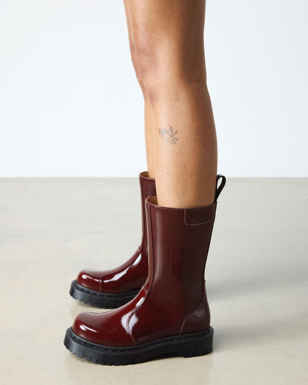 Dr. Martens Rejena Lacquered Leather Boots | Lyst