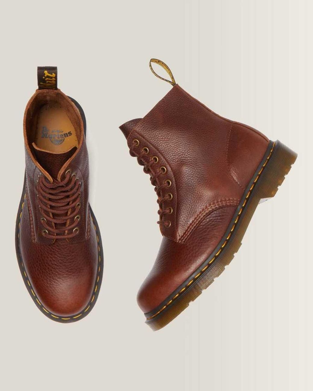 Dr. Martens Brown 1460 Ambassador Soft Leather Lace Up Boots for men