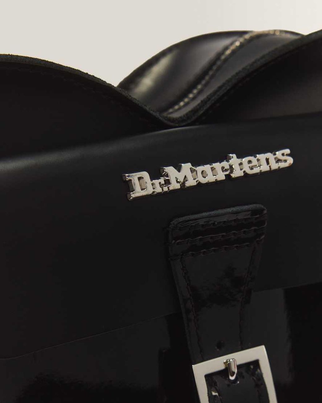 Dr. Martens Black Leather Heart Shaped Bag