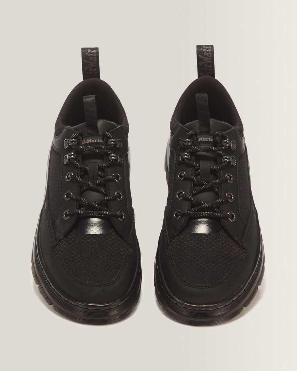 Dr. Martens Black Reeder Mk.02 Canvas & Leather Utility Shoes